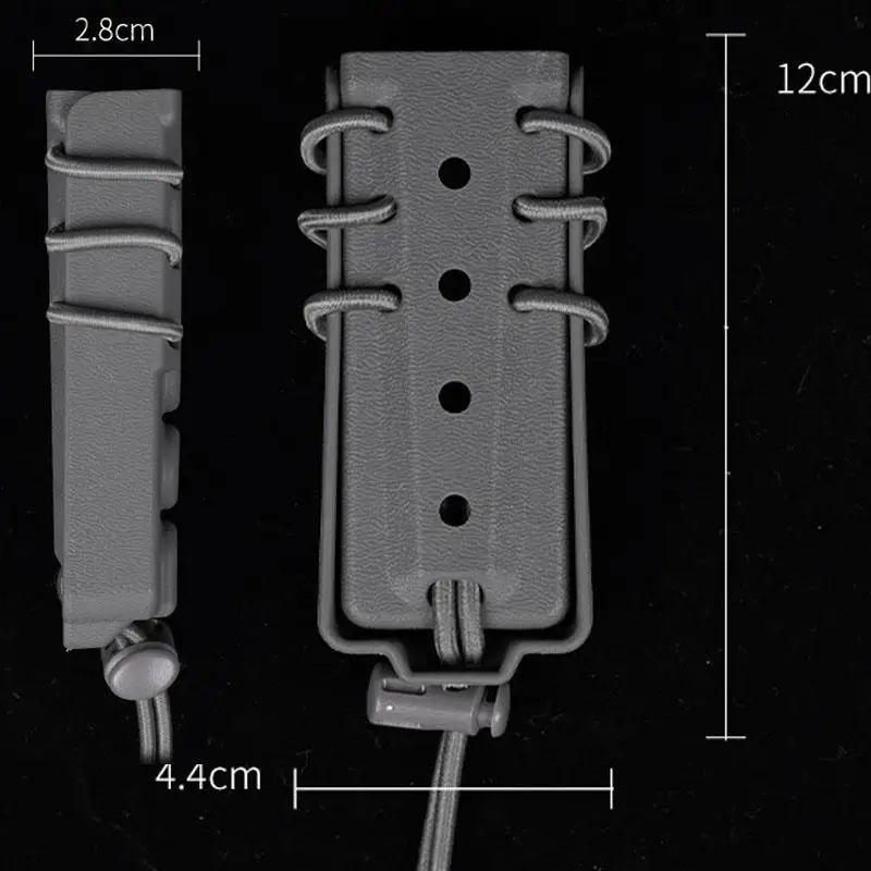 Molle-bolsa táctica extendida para pistola Mag, funda militar para Airsoft, caza Mag, Glock Beretta M9 MP5, 9mm - imagen 3