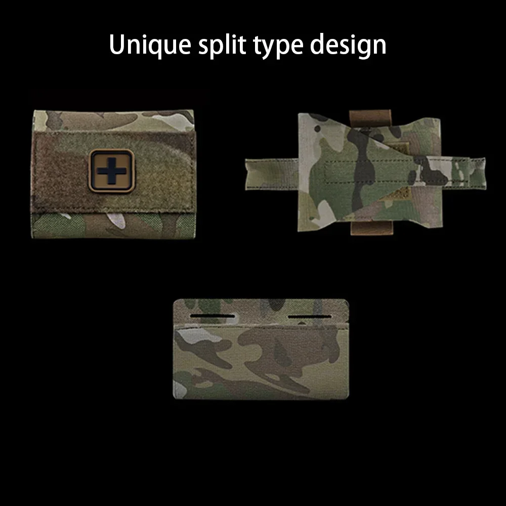 Kit de primeros auxilios para Micro traumatismos, bolsa táctica Molle IFAK, torniquete, hamaca EDC, supervivencia, emergencia, Camping al aire libre, cinturón - imagen 5