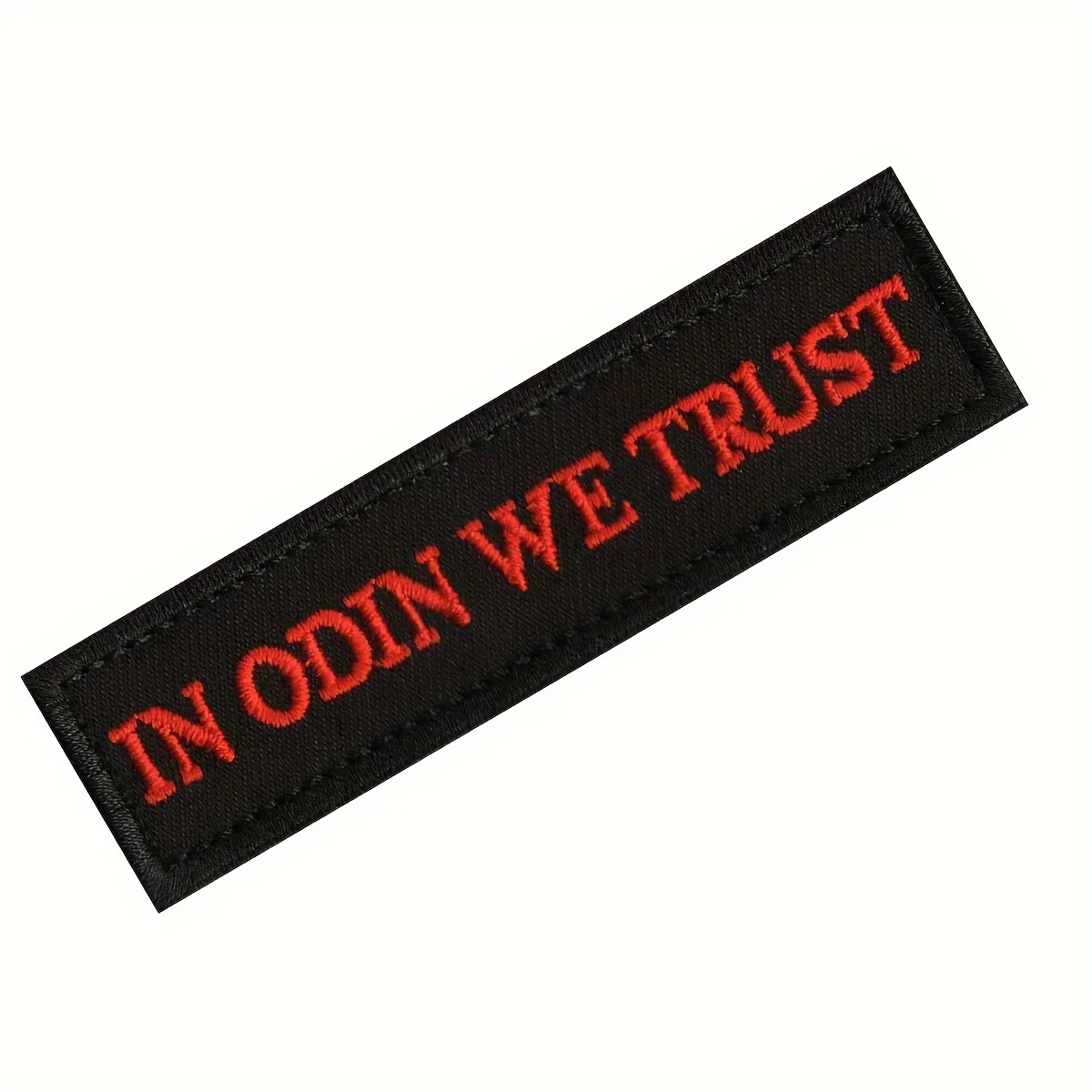 IN ODIN WE TRUST Parche táctico Velcros - Parche bordado con gancho y bucle Parches militares Insignia para chaquetas de mochila