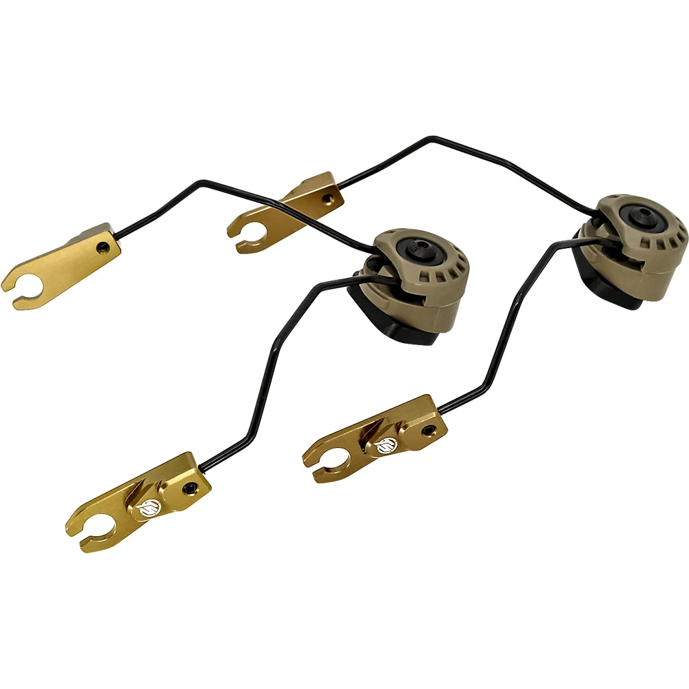 MSASORDIN Soporte para auriculares tácticos Adaptador de riel de arco, accesorios para auriculares para casco Sordin - imagen 5