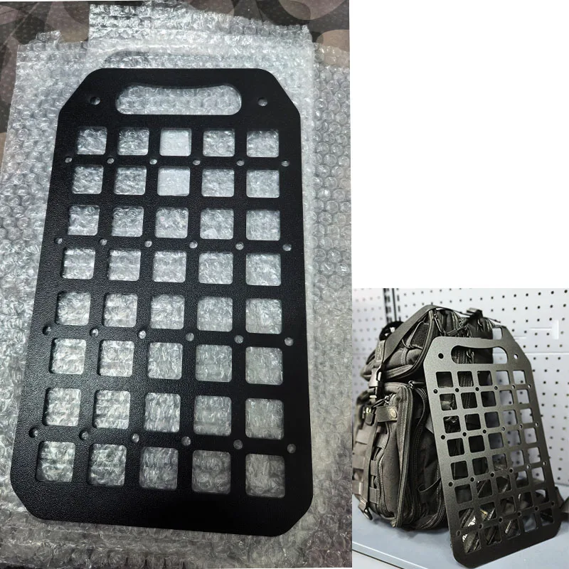 Panel Táctico MOLLE para Mochila con Almacenamiento Interior Colgante