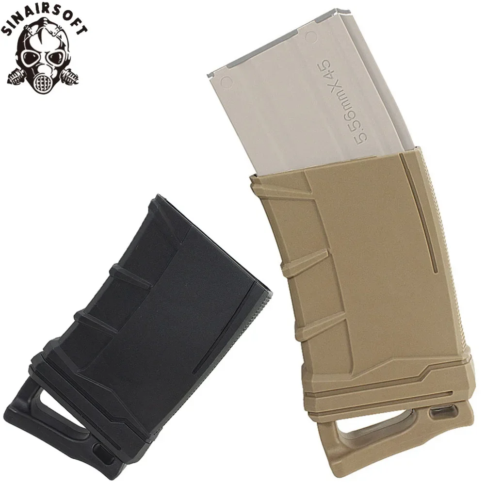 Funda de goma táctica M4 M16 Fast Magazine, funda protectora antideslizante de 5,56 Mag, cartucho de pistola Airsoft, equipo de caza