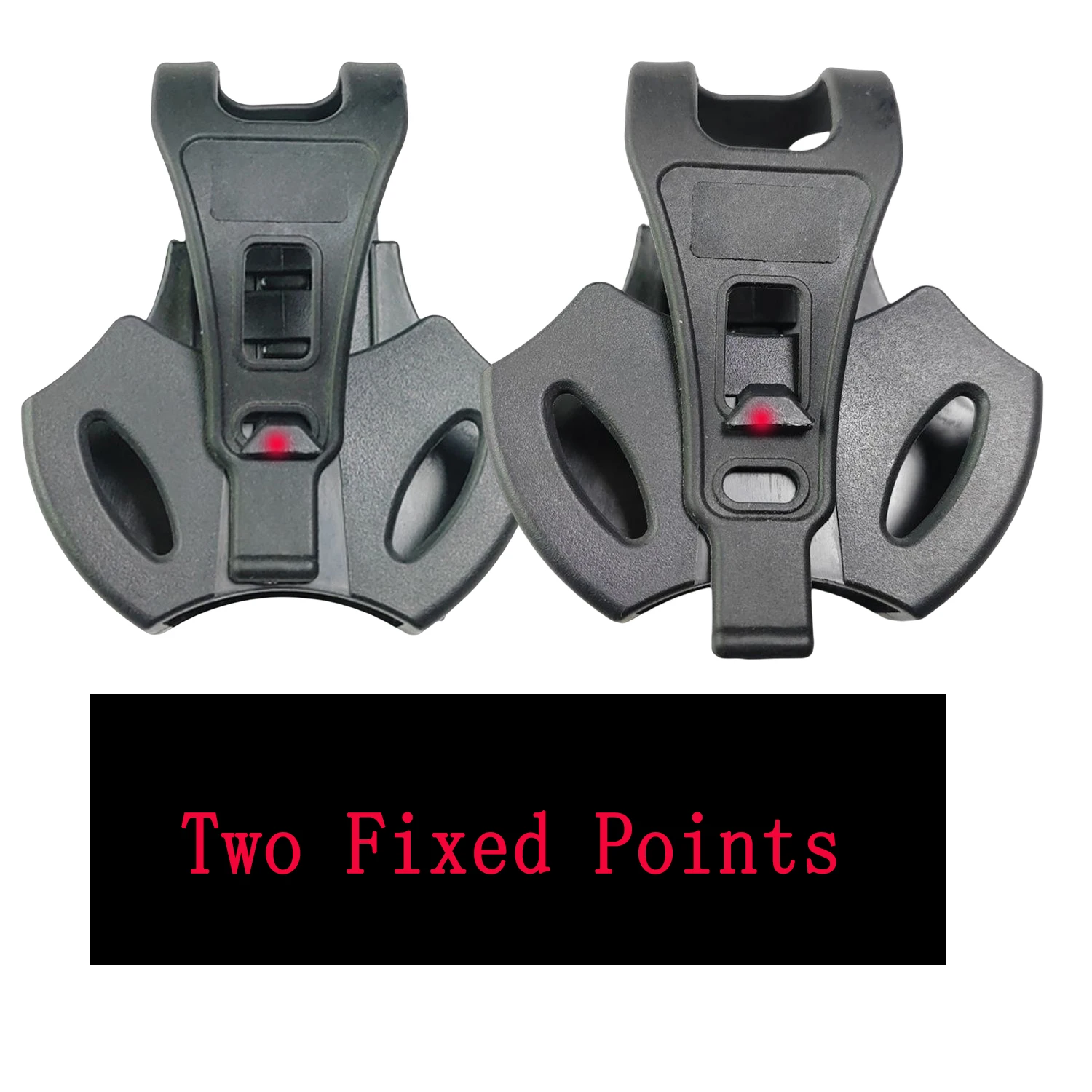 Funda táctica de liberación rápida de polímero, soporte de almacenamiento para caza, Airsfot, policía, Sheriff, seguridad, 2 uds. - imagen 4