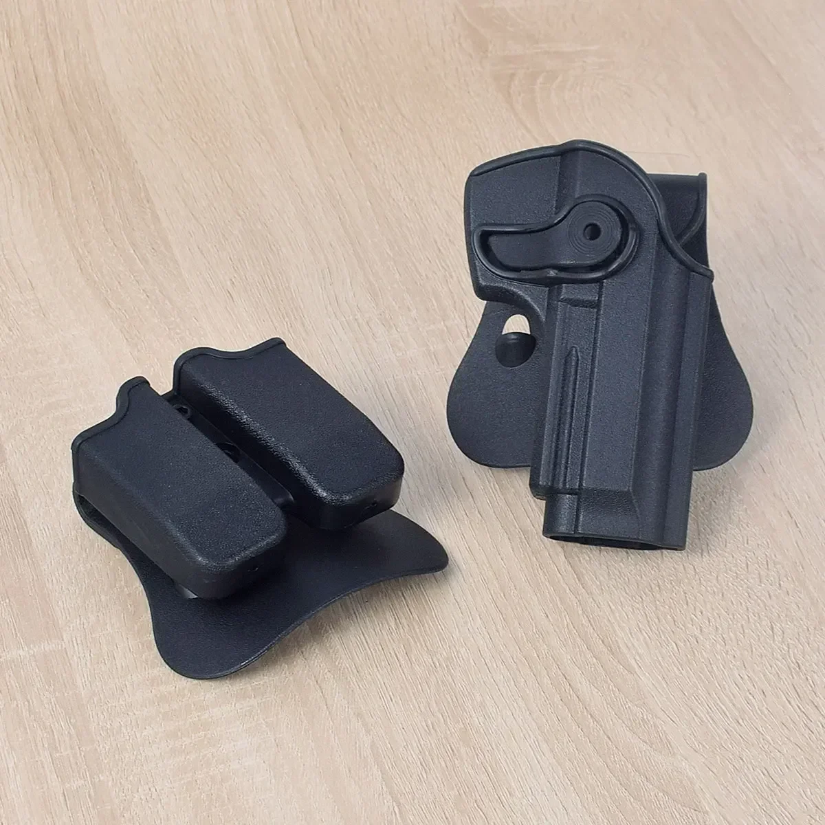 Funda táctica para pistola, cinturón de cintura para PX4 BERETT M92 Airsoft, accesorios de caza, funda para pistola, doble cargador - imagen 4