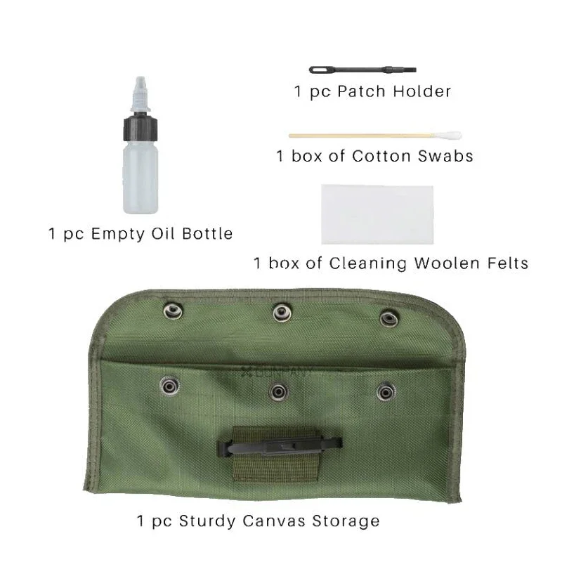 Vector Optics-Kit de limpieza de herramientas de caza AR15/M2, limpiador de Calibre 223Cal o 5,56, varillas de Rifle, equipo táctico - imagen 3