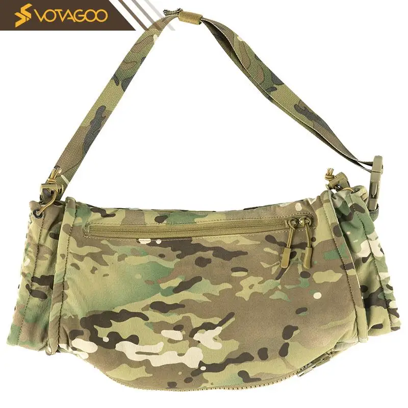 Caminar Camping al aire libre bolsas tácticas calentadoras de manos invierno acolchado grueso forro cálido bolsas protectoras de manos montañismo - imagen 2