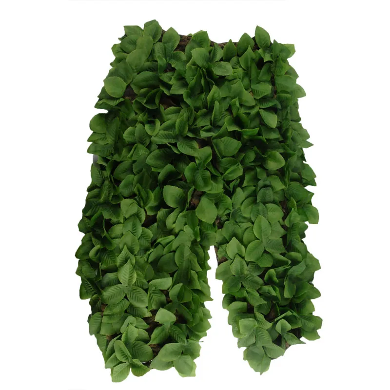 Traje de hojas verdes de camuflaje biónico con flores adhesivas, traje Ghillie para caza y pesca, ropa de combate táctica CS resistente al desgaste - imagen 5