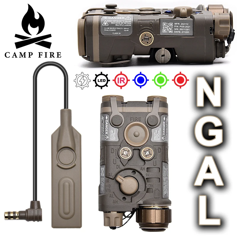 Puntero láser táctico LA23 enchufe SF enchufe L3 NGAL AXON Control Dual Fuction interruptor de cola Surefir con linterna M300A M600C