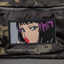 Parche bordado anime - insignia para ropa y mochilas con Velcro