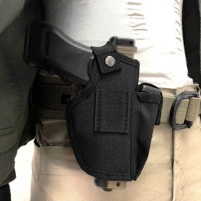 Accesorios de caza de nailon, conjunto táctico militar, cubierta Universal para pistola de mano izquierda/derecha, aire oculto suave, adecuado para la mayoría de las pistolas - imagen 3