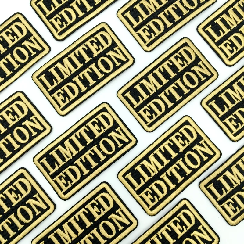 7 parches bordados con letras doradas de edición limitada, frases inspiradoras, parches para planchar para ropa, sombreros, pantalones vaqueros - imagen 2