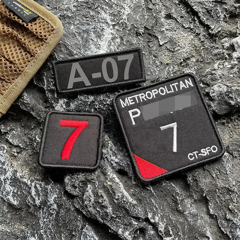 Parches de insignia de gancho y bucle bordado especial de la ciudad británica, pegatinas de mochila de chaleco de máscara fantasma de Call of Duty, moral táctica de CTSFO - imagen 4