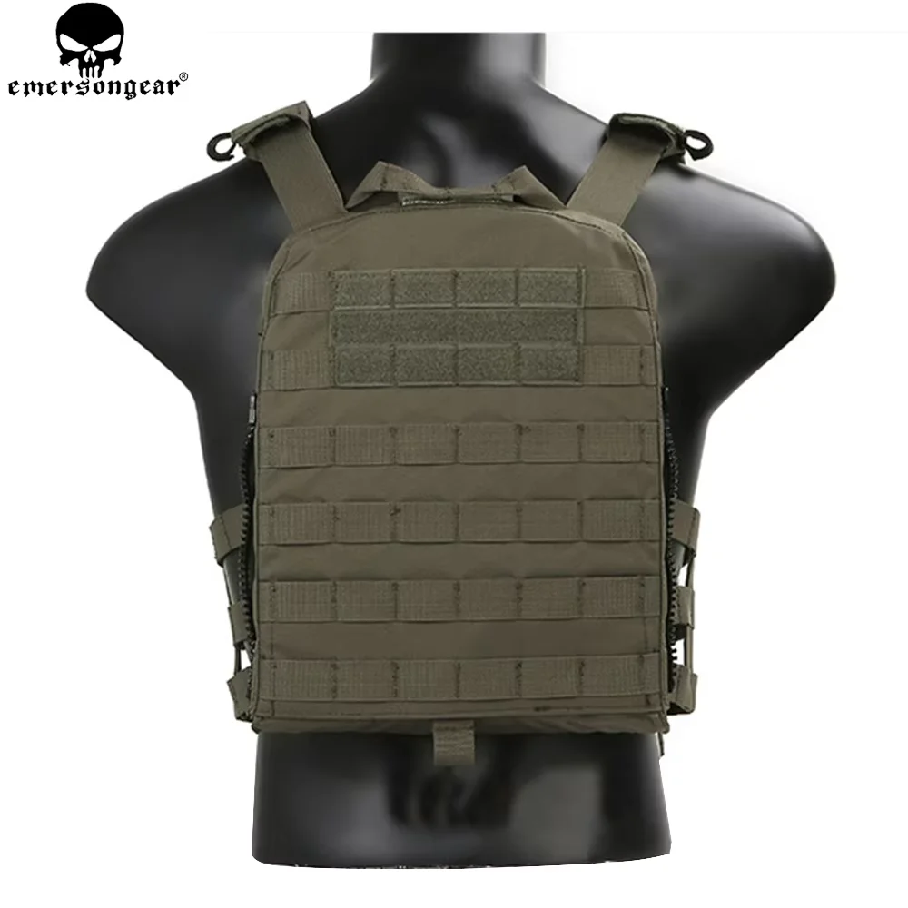 EMERSONGEAR chaleco AVS ligero Airsoft combate Paintball caza al aire libre Molle chaleco portador de placa chaleco negro multicamuflaje EM7398 - imagen 3