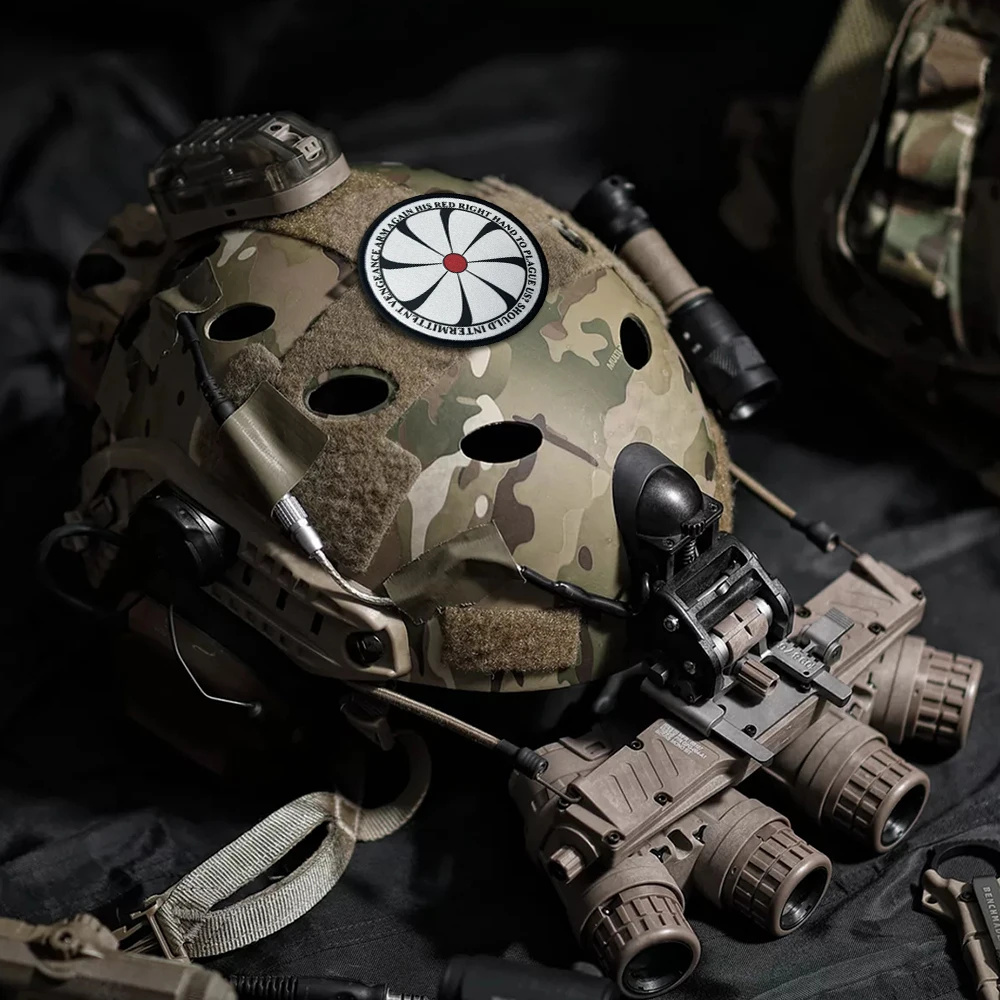 CCP Morale parche táctico chevron con velcro para casco
