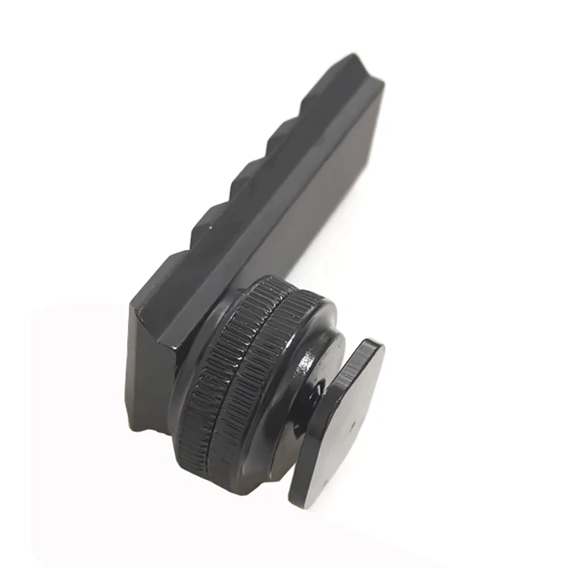 Riel táctico de aluminio de 21mm, montaje Picatinny, buscador de vista de punto rojo y Base de mira óptica para fotografía de cámara DSLR Canon/Nikon - imagen 3