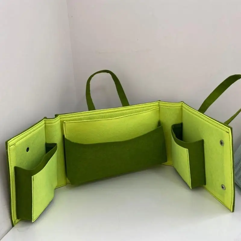 Bolsa archivos plegable gran capacidad para documentos, libros, diseño esencial diario para ahorrar espacio para casas y