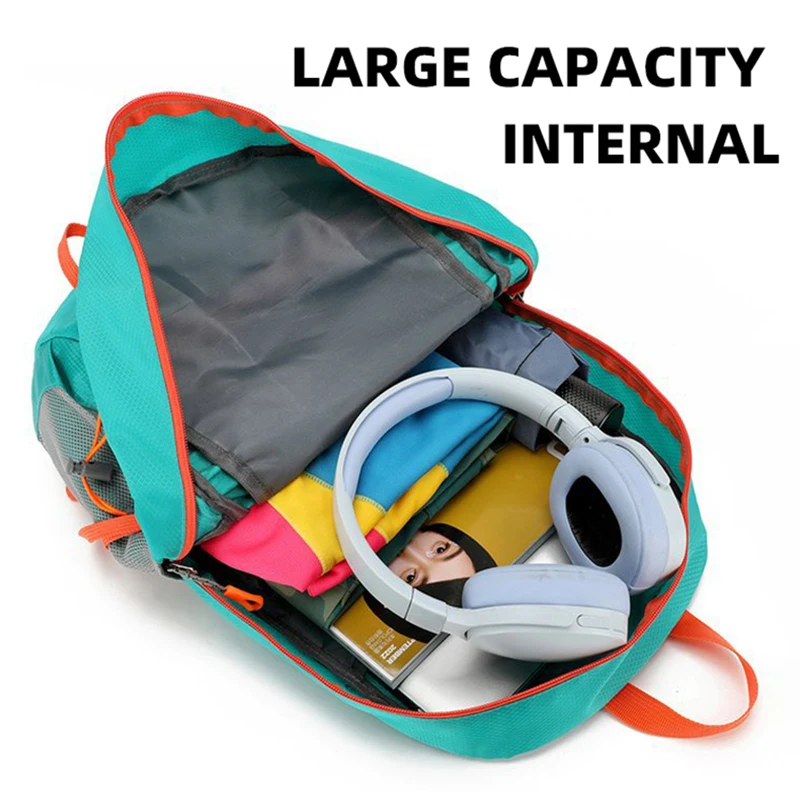 Mochila de escalada plegable de gran capacidad para senderismo, ciclismo, montar, montañismo, mochila ligera de viaje para deportes al aire libre - imagen 4