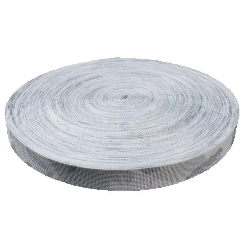 Correas de camuflaje para nieve de 2,5 CM, chaleco táctico Molle con estampado Cp blanco, correas para los hombros, cinta adhesiva de gancho y bucle de 10cm - imagen 4