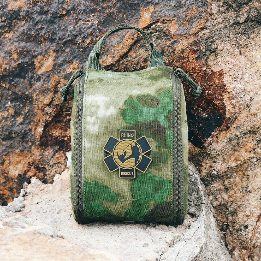 Kit táctico de rescate de rinoceronte para traumatismos, botiquín de primeros auxilios, bolsa Molle, bolsa de combate de emergencia, bolsa Ifak, equipo para acampar al aire libre - imagen 3