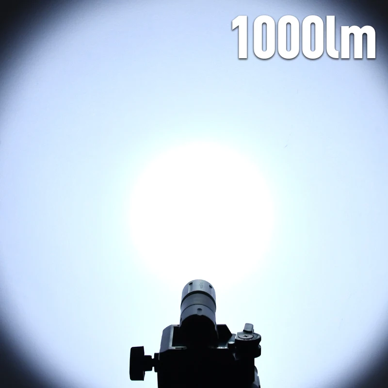 WADSN-linterna táctica de Metal PLH V2 PL350 PDW350, 1000 lúmenes, arma de caza, luz de pistola, interruptor de doble función compatible con riel de 20mm - imagen 4