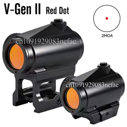 V-GEN II mira de punto rojo para rifle caza y airsoft