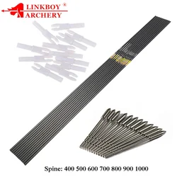 Eje de flecha de carbono para arco recurvo con nock