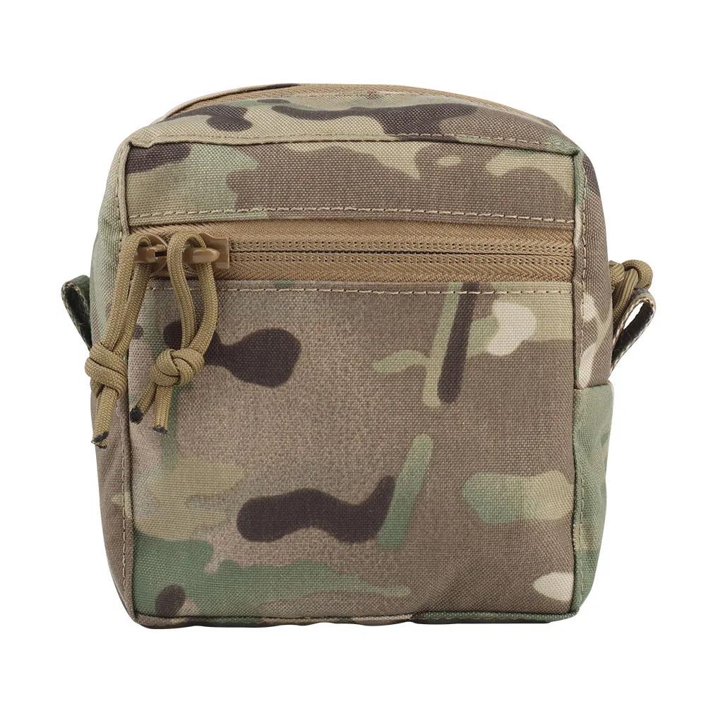 Bolsa pequeña táctica Molle GP, chaleco de caza de uso General, portador de placa, paquete de almacenamiento, cinturón de Airsoft de tiro, bolsillo de herramientas EDC - imagen 2