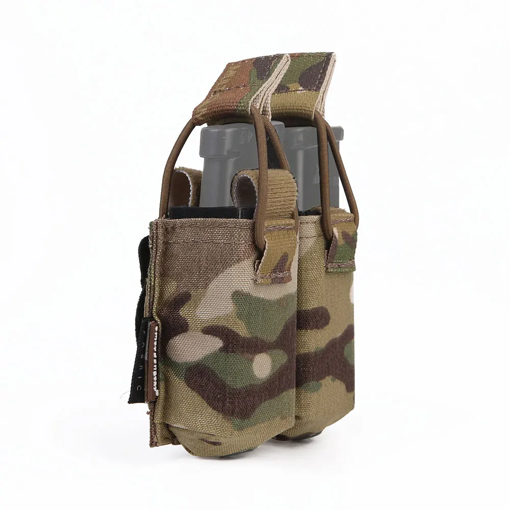 Emersongear-funda táctica doble Magzine, funda MOLLE para chaleco SS, bolsa Mag Airsoft, Paintball, caza, combate, deportes de senderismo, nailon - imagen 3