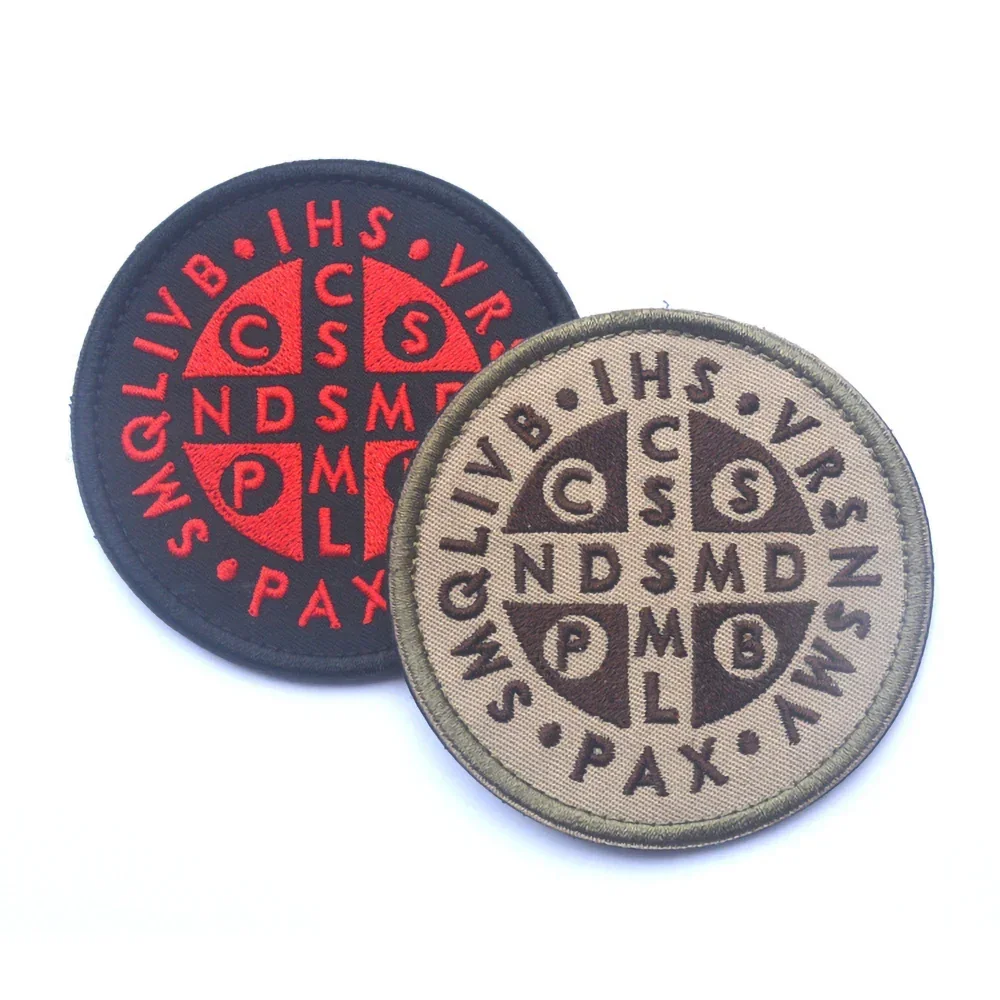 Insignia de moral de legión de caballero cruzado, accesorios tácticos bordados, parches de gancho y bucle, emblema militar, pegatina de decoración de mochila - imagen 4