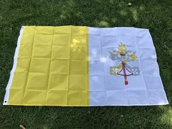SKY FLAG Bandera Cristiana de Poliéster – Iglesia y Ciudad del Santo