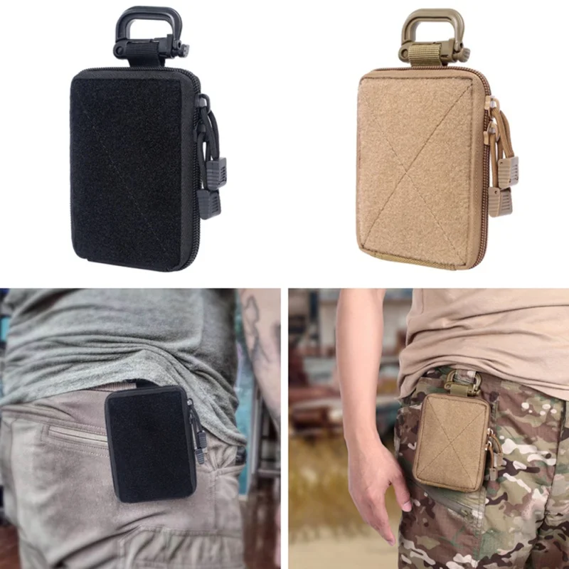 Bolsa de herramientas Molle EDC para deportes al aire libre, organizador EMT, bolsa de bolsillo pequeña, accesorios de viaje, senderismo, Camping y caza, riñoneras con cinturón - imagen 3