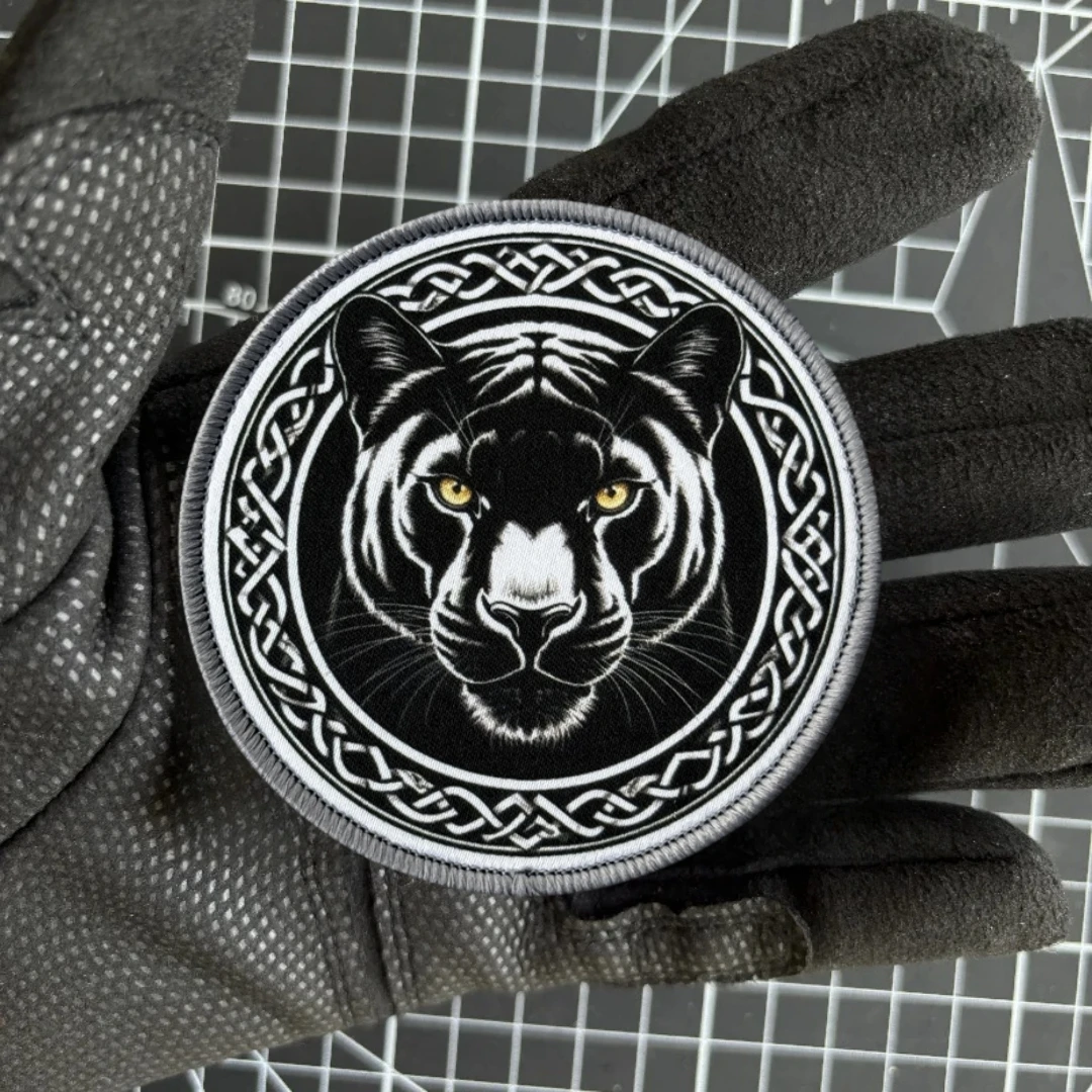 Parche táctico de guepardo, insignia de moral táctica, pegatina para mochila del ejército militar, parches de gancho y bucle impresos para ropa - imagen 3