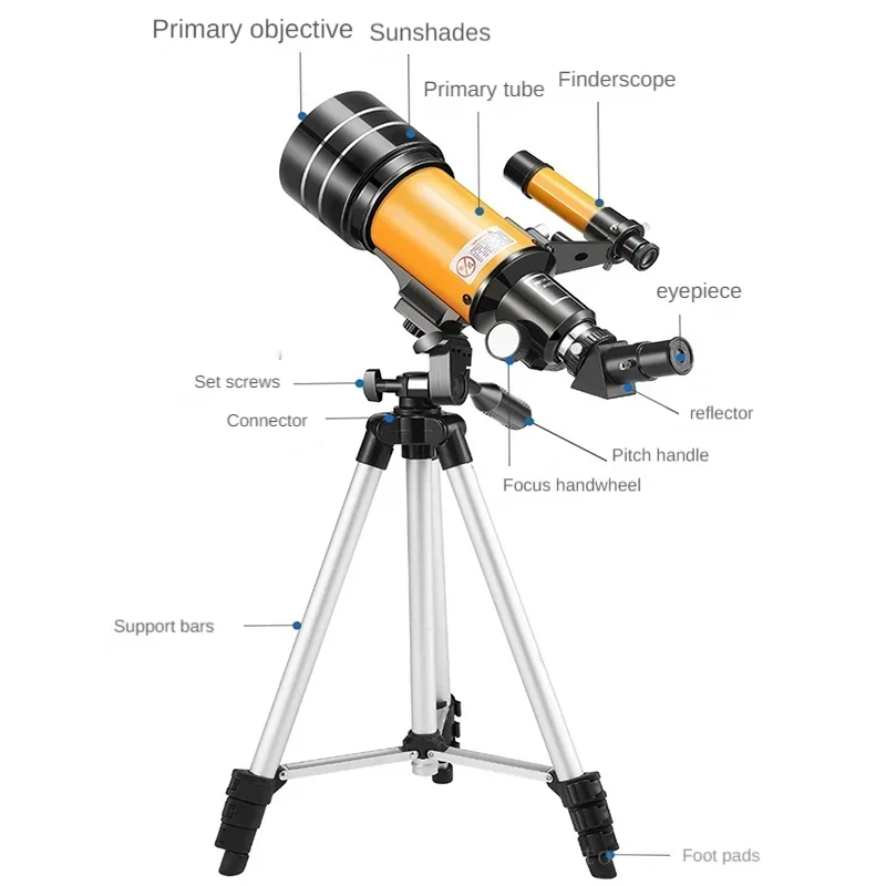 Monocular táctico HD visión nocturna 150x largo alcance - imagen 5