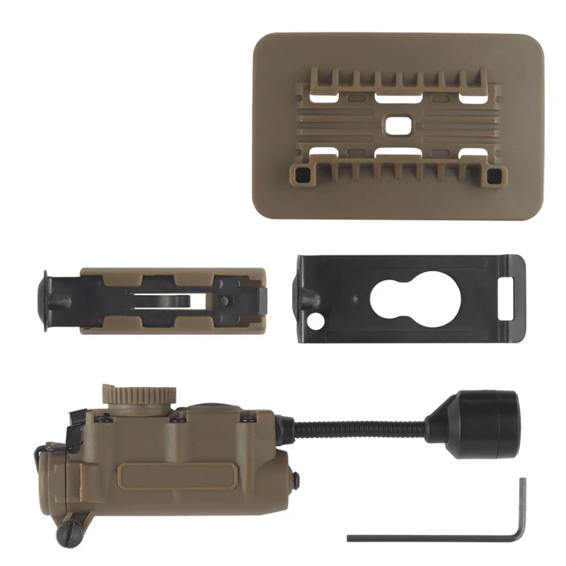 Lámpara para casco, luz estroboscópica táctica, rojo/verde/azul/blanco/cabeza IR, luz IFF para caza al aire libre, linterna LED, accesorios de equipo Airsoft - imagen 5