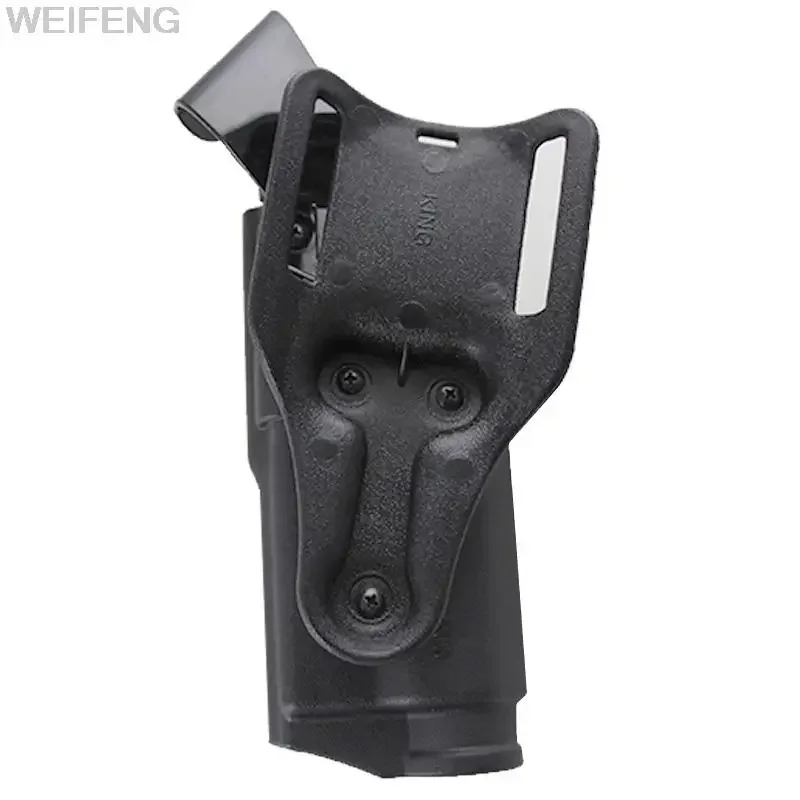3 unids/set cinturón táctico funda para pistola botón paleta de cintura para GL 17 19 P226 M9 M92 funda para pistola hebilla de seguridad evitar caídas - imagen 5
