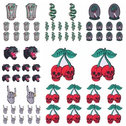 Parche bordado calavera – Termoadhesivo para coser o planchar