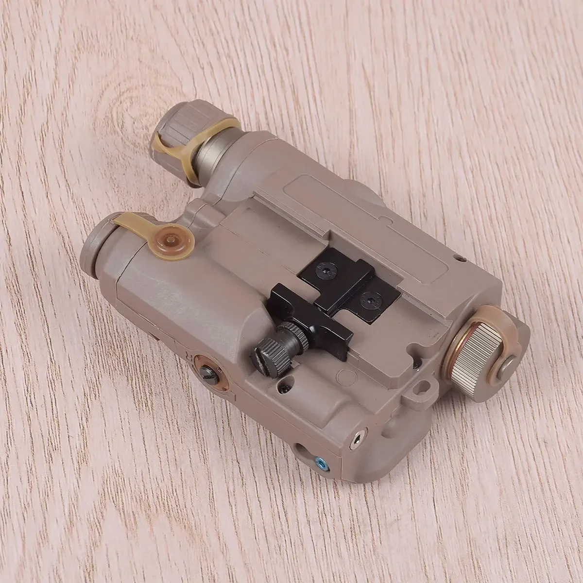 Airsoft AN PEQ-15 linterna LED láser de punto rojo arma de visión nocturna luz 20mm carril Picatinny caza Rifle Scout Armas para HK416 - imagen 5