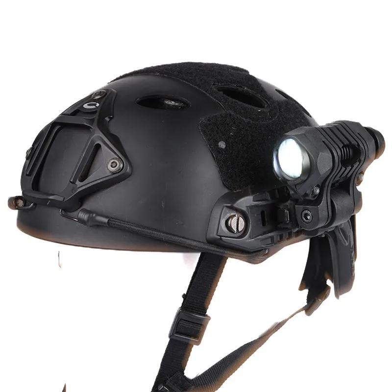 WADSN-Lámpara de casco momentáneo táctico AIrsoft, estroboscópico, luz de explorador blanco, linterna de casco de caza rápida - imagen 5