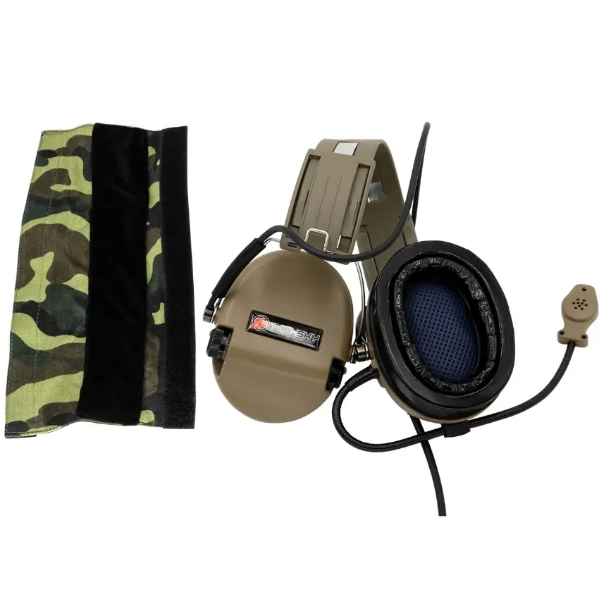 TAC-SKY auriculares tácticos militares Sordn protección auditiva captación con cancelación de ruido auriculares Airsoft y U94 PTT - imagen 5