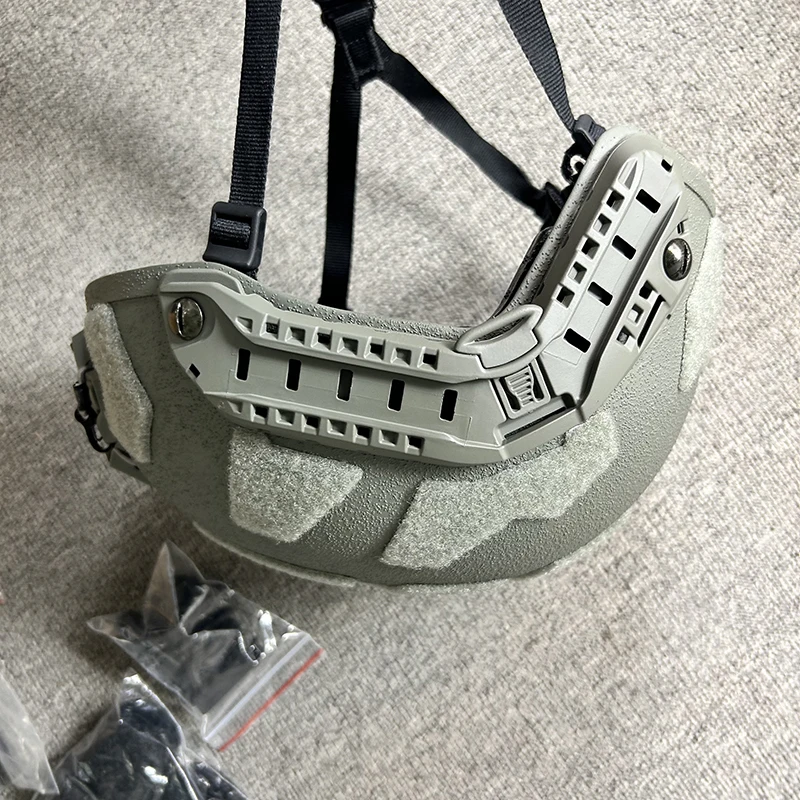 Casco FAST SF de aramida de corte alto - Casco táctico balístico NIJ IIIA - imagen 4