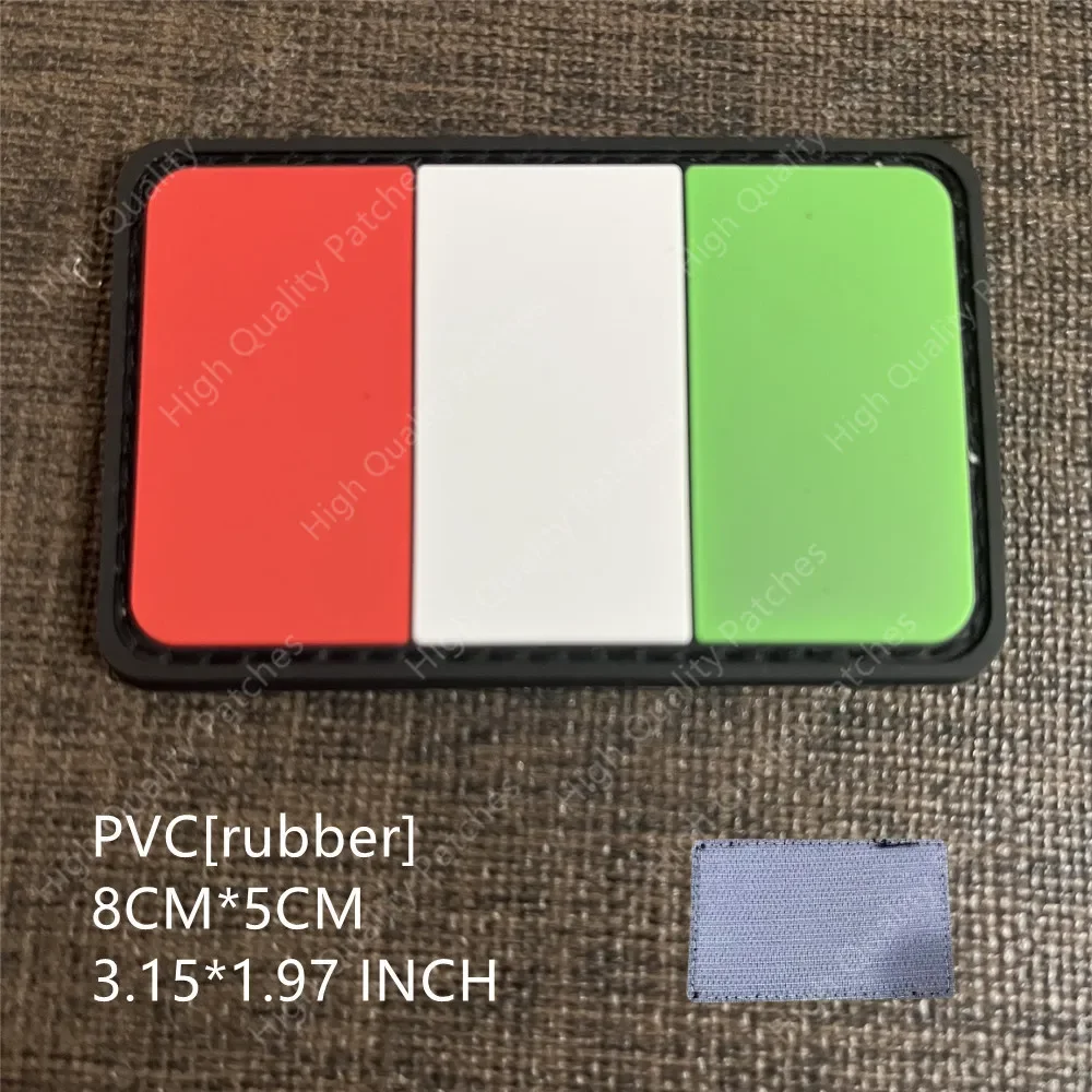 Parche reflectante IR bandera Italia táctico GIS para uniforme - imagen 3