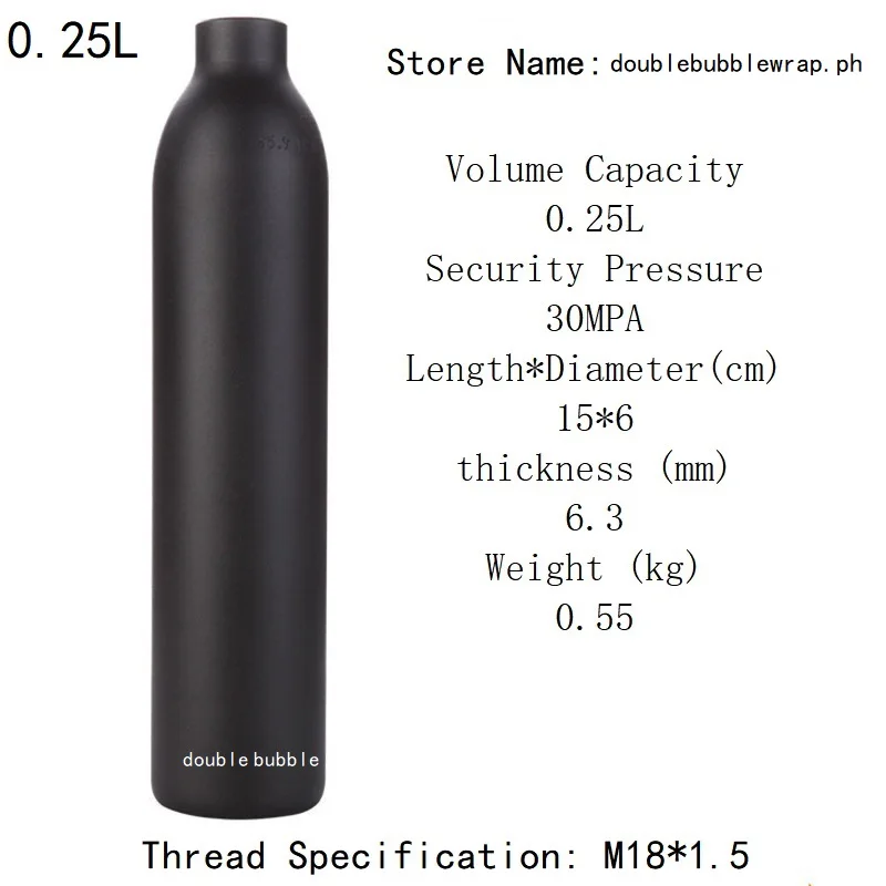 0.25L Flat Bottle
