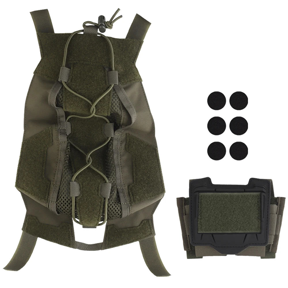 Funda para casco táctico Gen 4th estilo camuflaje Ops-Core FAST tela para casco de corte alto con bolsa para batería NVG accesorio de caza Airsoft - imagen 4