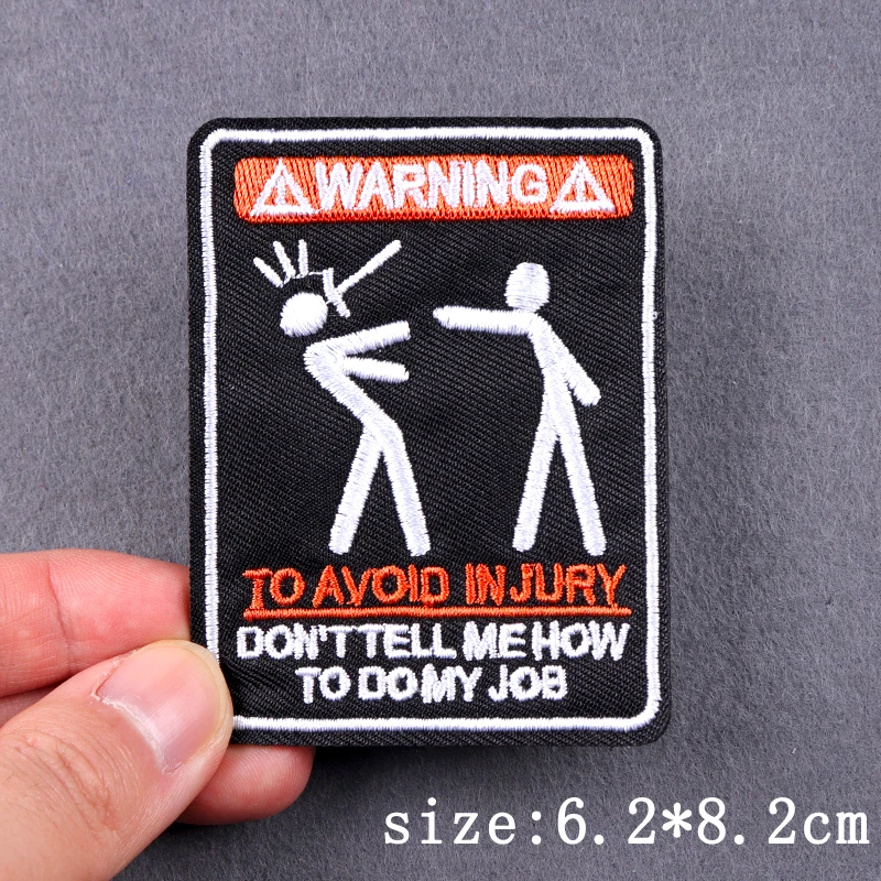 Parche bordado Sexy Punk de Hip Hop, parches para planchar para ropa, parches termoadhesivos para costura de ropa/pegatinas de parche fibles - imagen 5