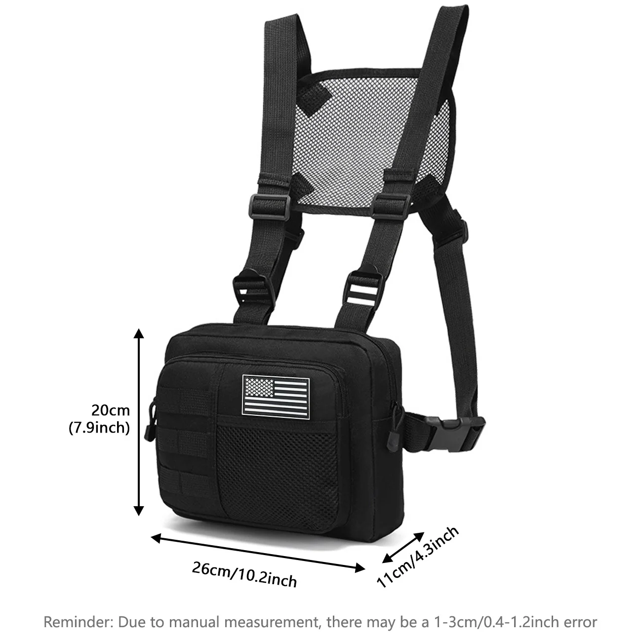 Nueva mochila para hombre, bolsa multiusos para deportes al aire libre, mochila estilo chaleco - imagen 4