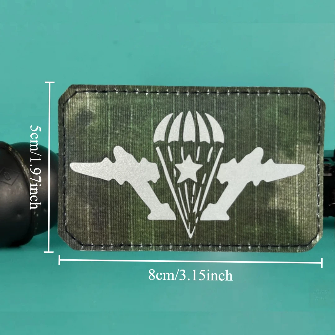 Parche militar con tecnología de señal de llamada "VDV", insignia de moral táctica, parches de gancho y bucle impresos para ropa, pegatina para casco militar - imagen 3