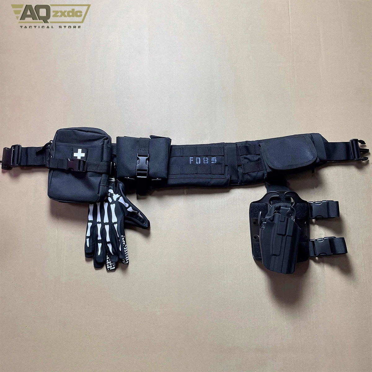 Airsoft Cod 19 Night Raid Ghost Cosplay conjunto completo de equipo fantasma máscara táctica chaleco y hemlet conjunto para Halloween Cosplay - imagen 5