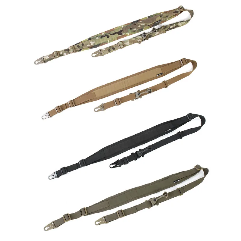 Tirachinas táctico MK II, correa de eslinga con hebilla de acero de ajuste rápido de doble punto para exteriores, nuevo - imagen 3