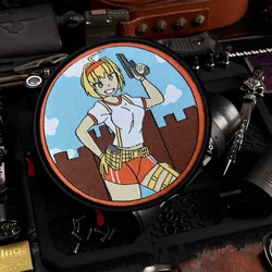 Parche táctico Manga Anime – emblema Velcro para mochila y uniformes