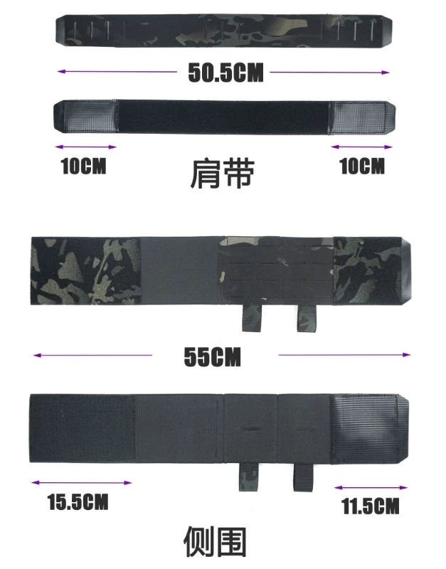 Chaleco táctico Simple y ligero para caza, chaleco con armadura para aparejo de pecho - imagen 5